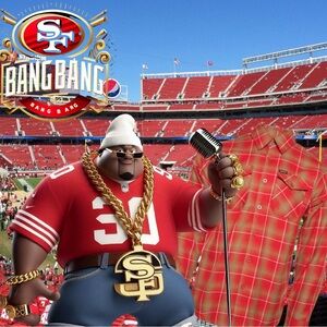 DIXXON Flannel Sz 3XL Bang Bang San Francisco 49ers Tribute Brand New Sealed Bag